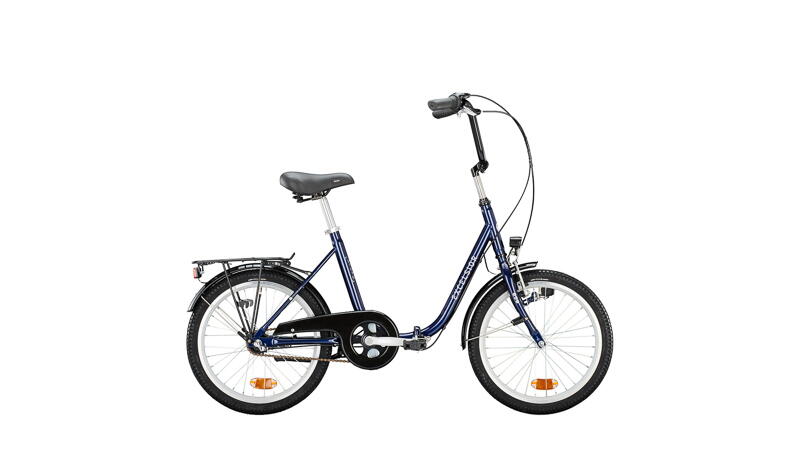 Excelsior 20 Zoll Tiefeinsteiger-Faltrad mit Rücktrittbremse blau Rahmenhöhe: 40 cm