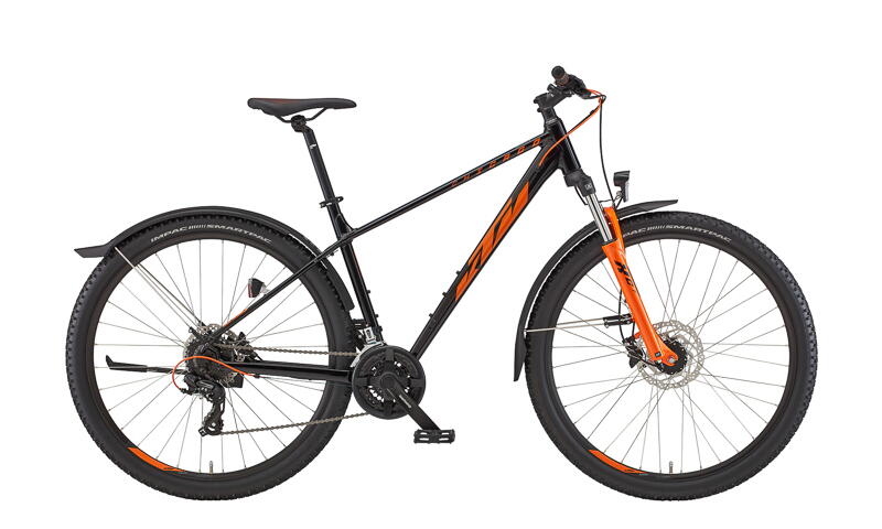 KTM Chicago Street 27 27,5" MTB-Hardtail 24-Gang Shimano Kettenschaltung 27,5 Zoll Kettenschaltung, 24 Gang schwarz Rahmenhöhe: 48 cm