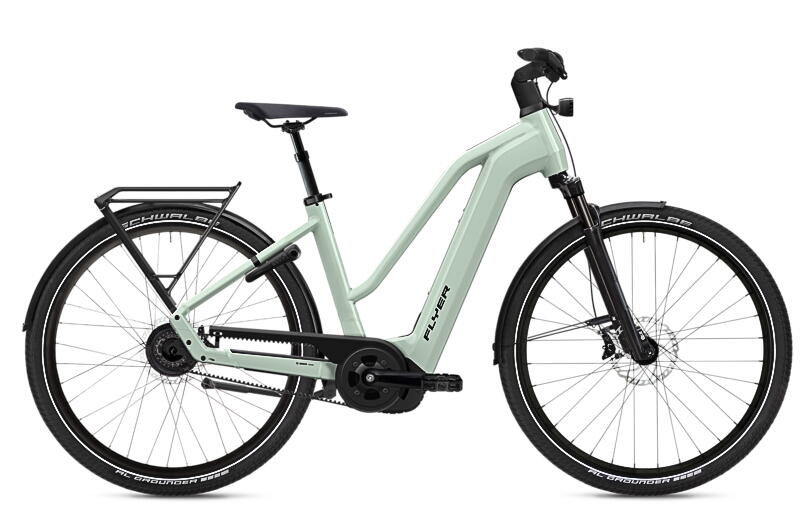 Flyer Gotour 7.23 Trekking E-Bike stufenlose Enviolo Nabenschaltung 750Wh Smart System erwachsenenfahrrad stufenlose Nabenschaltung mit Freilauf grün Bosch Rahmenhöhe: S