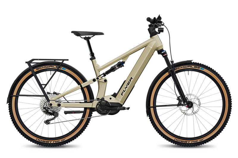 Flyer GorocX 4.10 27"/29" SUV Fullsyspension E-Bike 10-Gang Deore 630Wh Fit System 17.5 Ah erwachsenenfahrrad 10 Gang Kettenschaltung braun FIT Rahmenhöhe: S