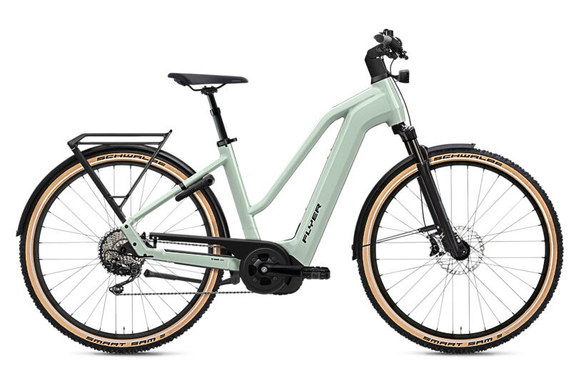 Flyer Gotour 7.12 XC 28" Trekking E-Bike 10-Gang Deore 85Nm Smart System 750Wh erwachsenenfahrrad Kettenschaltung grün Bosch Rahmenhöhe: M