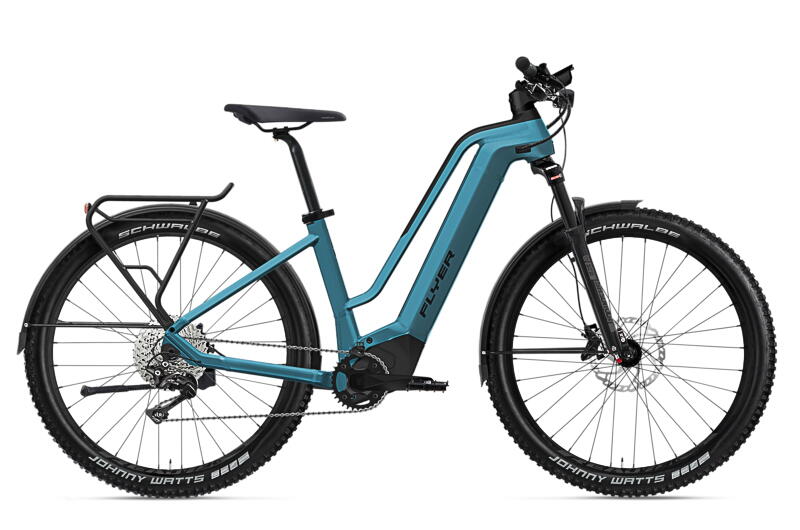 Flyer Goroc2 6.30 29" SUV E-Bike mit 12-Gang XT/Deore Kettenschaltung Fit System 20.1 Ah erwachsenenfahrrad 12 Gang Kettenschaltung blau Flyer Rahmenhöhe: L