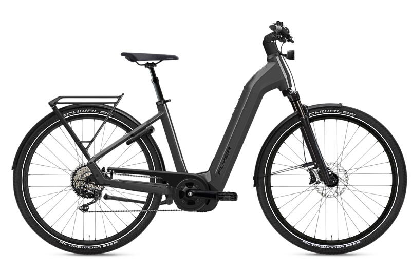 Flyer Gotour 7.10 28" Damen Trekking E-Bike 10-Gang Deore Kette 85Nm 750Wh erwachsenenfahrrad Kettenschaltung anthrazit Bosch Rahmenhöhe: L