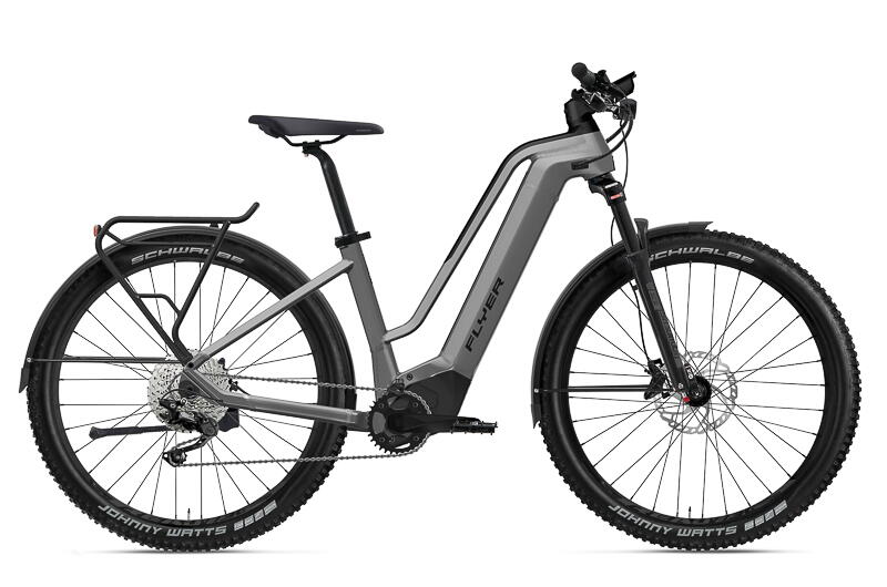 Flyer Goroc 2 2.10 SUV / ATB E-Bike 29" 10-Gang Deore, Fit 750Watt, 90Nm 20.1 Ah Kettenschaltung, 10 Gang silber Flyer Rahmenhöhe: 50 cm