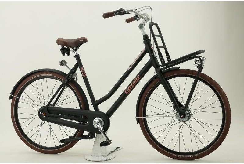 Gazelle Miss Grace R7T 28" City-/ Transportrad 7-Gang Nabe RBN 28 Zoll erwachsenenfahrrad Nabenschaltung schwarz Rahmenhöhe: 49 cm