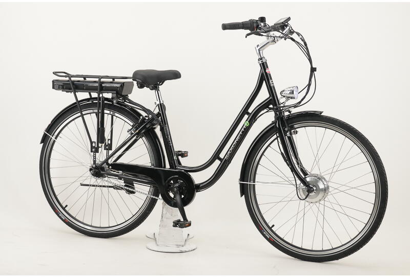 Saxonette  Fashion 2.0 28 Zoll E-Bike 7-Gang Rücktrittbremsnabe 418Wh 11,6Ah Akku schwarz  Rahmenhöhe: 45 cm