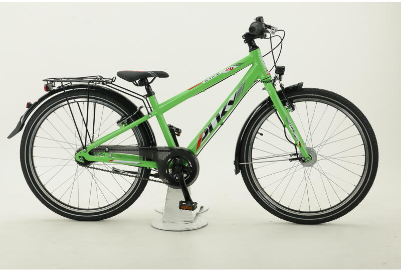 Puky Cyke 24-7 Alu Light 24 Zoll Jungendrad 7-Gang Rücktrittbremsnabe grün Rahmenhöhe: 35 cm
