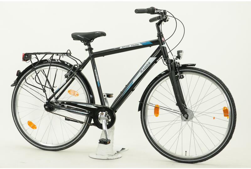 Ragos Hyde Park 28 Zoll Herrenrad 7-Gang Rücktrittbremsnabe schwarz Rahmenhöhe: 55 cm