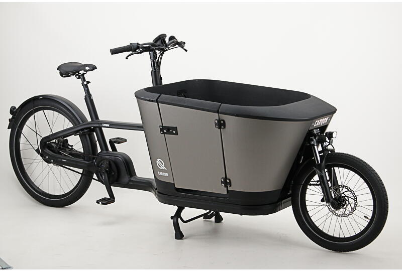 Carqon Classic E2 500 20/27,5 Zoll E-Transportrad/Lastenrad stufenlose Schaltung 500Wh 13,4Ah Akku schwarz Bosch Rahmenhöhe: Unifit