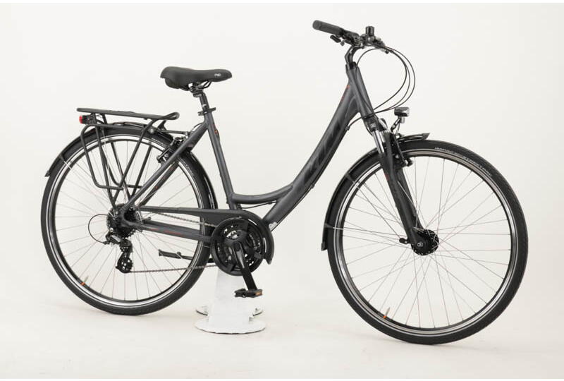 KTM Life Joy 28 Zoll Wave Damenrad 24-Gang Kettenschaltung grau Rahmenhöhe: 51 cm