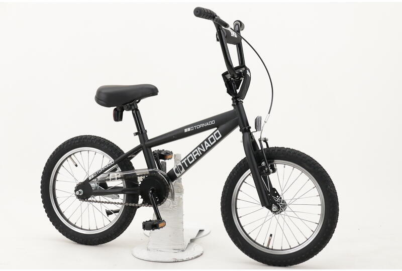 Tornado Tornado 16" Kinder BMX-Rad mit Rücktrittbremsnabe, VR-V-Brake 16 Zoll kinderfahrrad 1 Gang Rücktrittnabe schwarz Rahmenhöhe: 21 cm