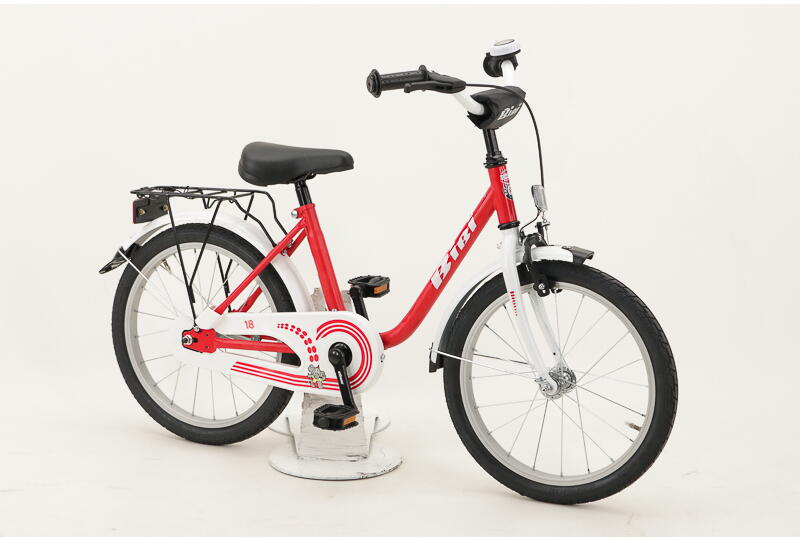 Bibi 18 Zoll Kinderrad mit Rücktrittbremse rot Rahmenhöhe: 31 cm