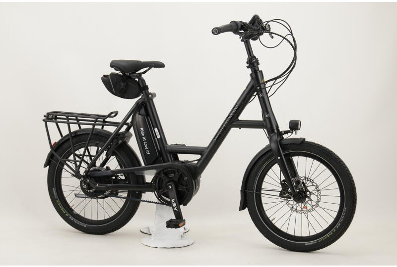 I:SY N3.8 ZR Kompakt E-Bike 20" mit stufenloster Enviolo, 500Wh, 65Nm, Gates 13.4 Ah stufenlose Nabenschaltung schwarz Bosch Rahmenhöhe: 47 cm