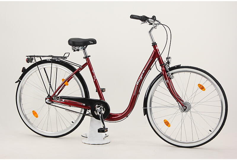 Ragos Relax 3N 26 Zoll Cityrad 3-Gang Rücktrittbremsnabe rot Rahmenhöhe: 43 cm