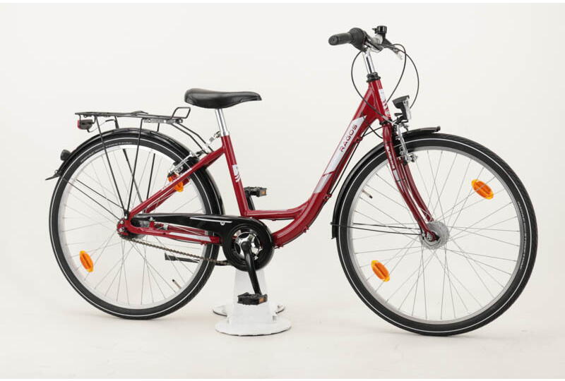 Ragos Sunshine 7N 26 Zoll Wave Mädchenrad 7-Gang Nabenschaltung mit Rücktrittbremse rot Rahmenhöhe: 38 cm