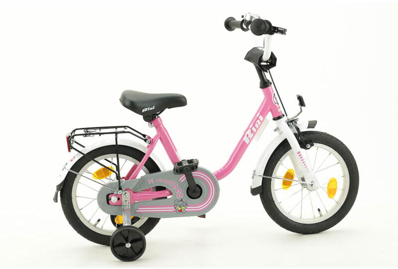 Bibi Bibi 14" Kinderrad mit Rücktrittbremsnabe 14 Zoll pink Rahmenhöhe: 25 cm
