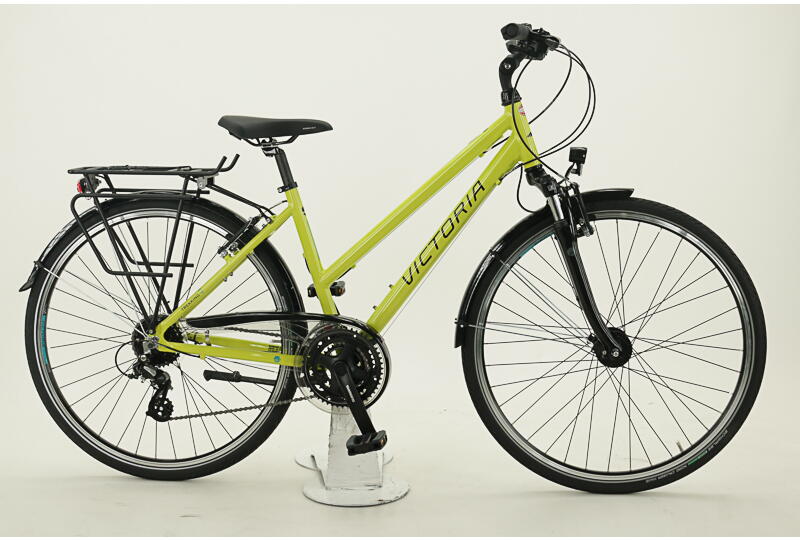 Victoria Trekking 2.7 28 Zoll Trapez Damenrad 24-Gang Kettenschaltung gelb Rahmenhöhe: 45 cm