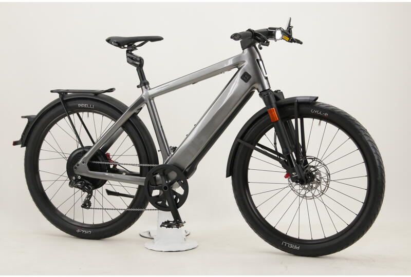 Stromer ST5 ABS FG-SF-C Premium E-Bike 45km/h 11-Gang XT Di2  ABS 983Wh 19,8 Ah erwachsenenfahrrad 11 Gang Kettenschaltung grau Stromer Rahmenhöhe: 51 cm