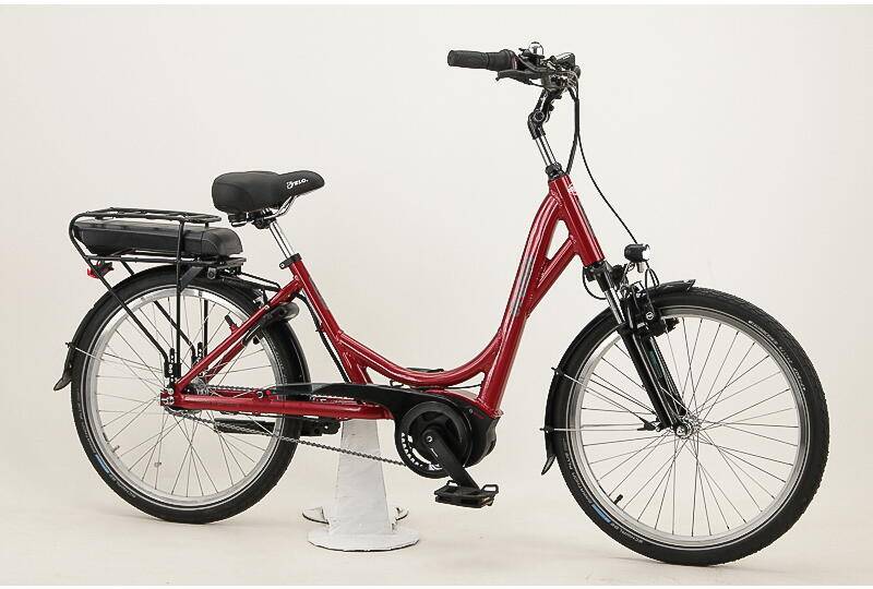 Draisin 24 Zoll E-Bike 7-Gang Rücktrittbremsnabe 400Wh 11Ah Akku rot Bosch Rahmenhöhe: UNI
