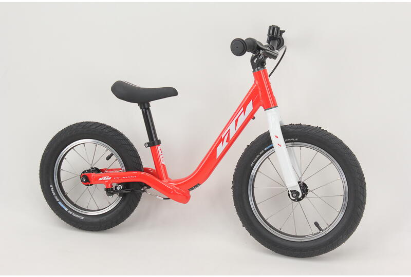 KTM Wild Buddy 12 Kinder Lauflernrad vorne 14" hinten 12" , V-Brake hinten 12 / 14 Zoll kinderfahrrad Ohne Schaltung rot Rahmenhöhe: 16 cm