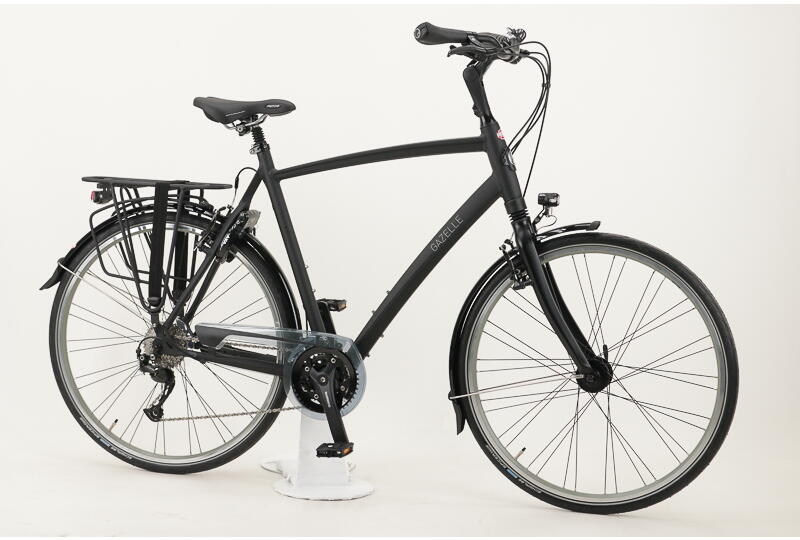 Gazelle Chamonix T27 Herren 28" Trekkingrad 27-Gang Deore/Altus Kettenschaltung 28 Zoll erwachsenenfahrrad schwarz Rahmenhöhe: 57 cm
