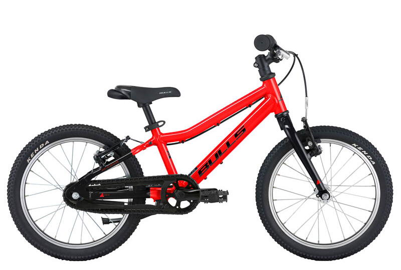 Bulls Tokee Lite 16 V Kinder MTB 16" Singlespeed Rücktrittbremse 16 Zoll 1 Gang Ohne Schaltung rot Rahmenhöhe: 21 cm