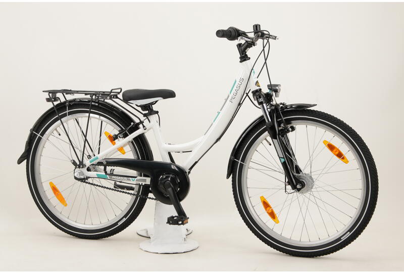 Pegasus Avanti 3 24 Zoll Jugendrad 3-Gang Nabenschaltung mit Rücktritt weiß Rahmenhöhe: 32 cm
