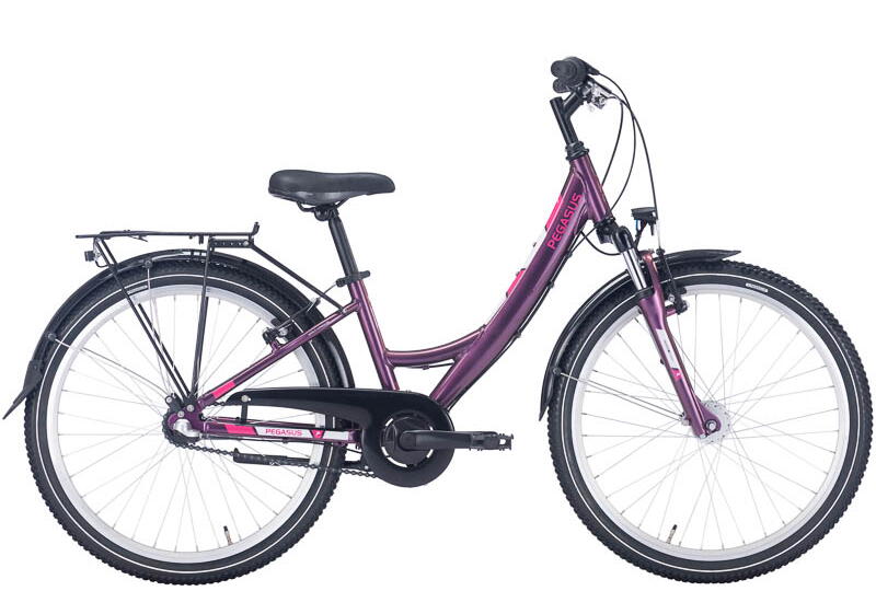 Pegasus Avanti 3 24" ATB-Street-Bike 3-Gang Shimano Nabenschaltung 24 Zoll 3 Gang Nabenschaltung mit Rücktritt rot Rahmenhöhe: 32 cm