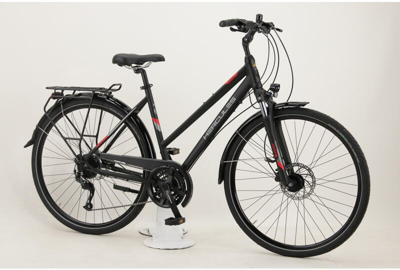 Hercules Tourer Sport 28 Zoll Trekkingrad 24-Gang Kettenschaltung schwarz Rahmenhöhe: 46 cm