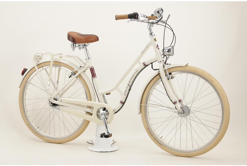 Bergamont Summerville N7 FH 26" / 28" City-Retrolook Bike 7-Gang Freilaufnabe 28 Zoll 7 Gang Nabenschaltung mit Freilauf creme Rahmenhöhe: 52 cm