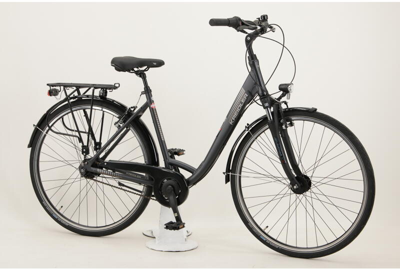 Kreidler Raise RT5 City-/Trekkingrad 28" mit 8-Gang Shimano Rücktrittbremsnabe 28 Zoll 8 Gang Nabenschaltung mit Rücktritt schwarz Rahmenhöhe: 45 cm