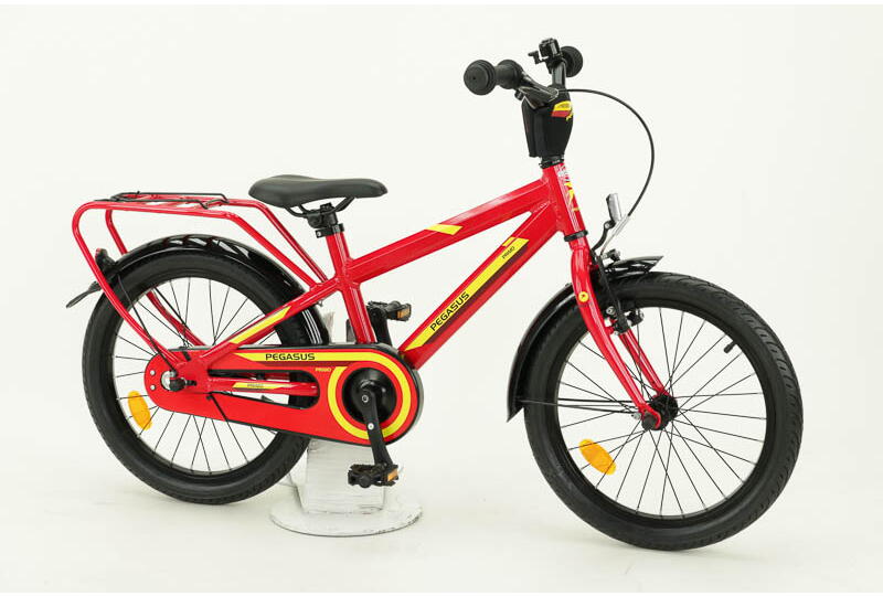 Pegasus Primo 18" Spielrad mit Rücktrittbremse 18 Zoll kinderfahrrad 1 Gang-Nabenschaltung Rücktritt rot Rahmenhöhe: 28 cm