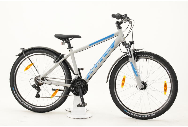 Bulls Wildtail Street 26 Zoll Jugend-MTB 18-Gang Kettenschaltung grau Rahmenhöhe: 37 cm