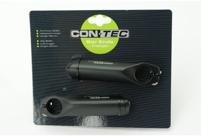 Contec Bar Ends Alu schwarz