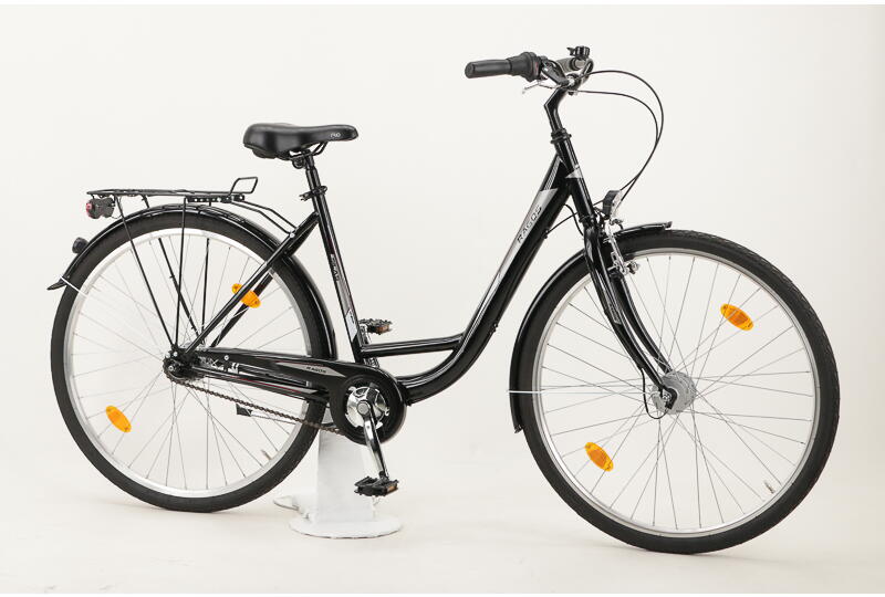Ragos Silas 28 Zoll Wave Damenrad 7-Gang Nabenschaltung mit Rücktrittbremse schwarz Rahmenhöhe: 54 cm