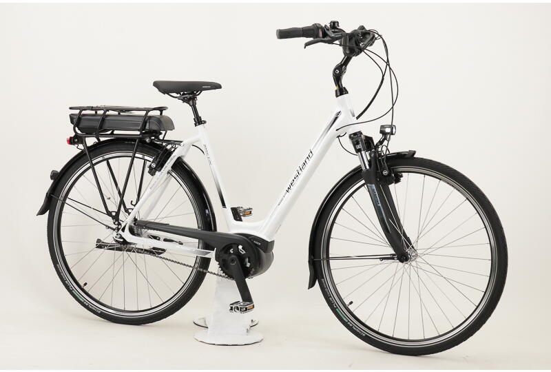 Westland Basic E7N 28 Zoll Wave E-Bike 7-Gang Rücktrittbremsnabe 400Wh 11Ah Akku weiß Bosch Rahmenhöhe: 57 cm