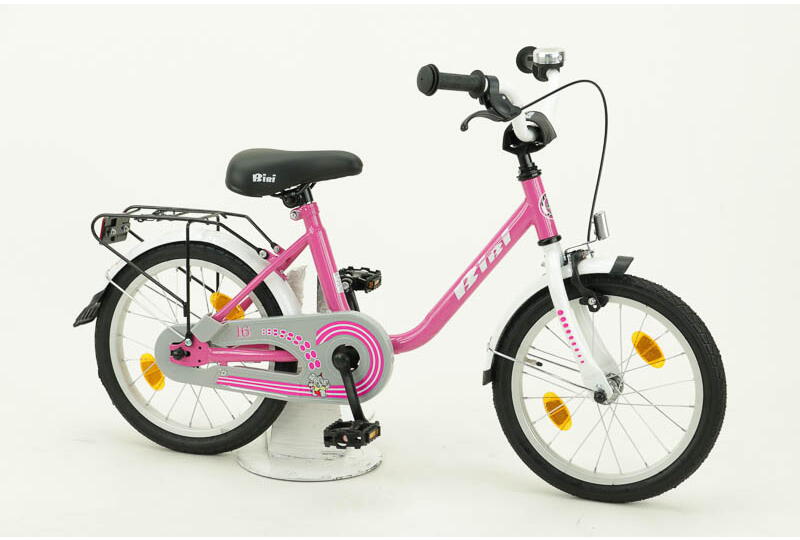 Bibi Bibi 16" Kinderrad mit Rücktrittbremsnabe 16 Zoll pink Rahmenhöhe: 27 cm