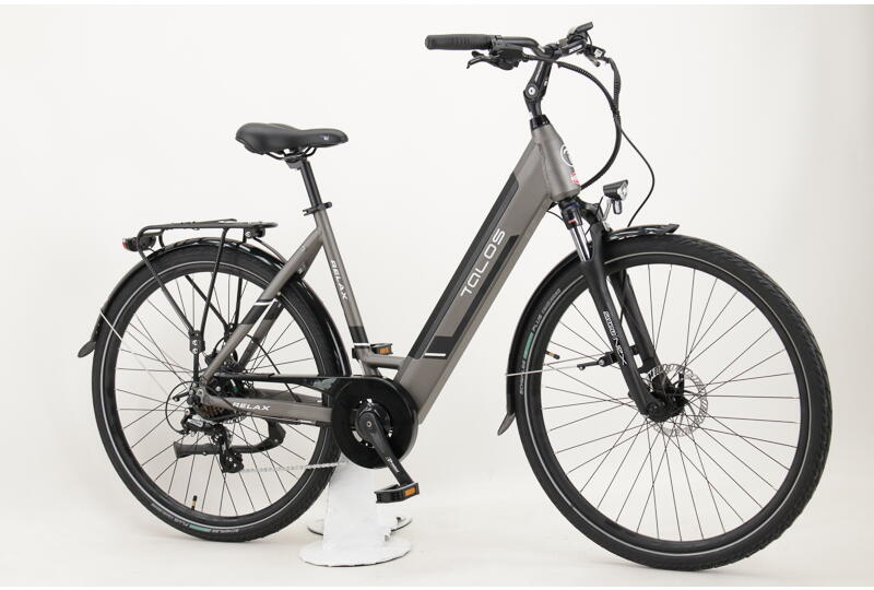 Talos Relax 7K 28 Zoll E-Bike 7-Gang Kettenschaltung 418Wh 11,6Ah Akku Titan Matt Rahmenhöhe: 56 cm