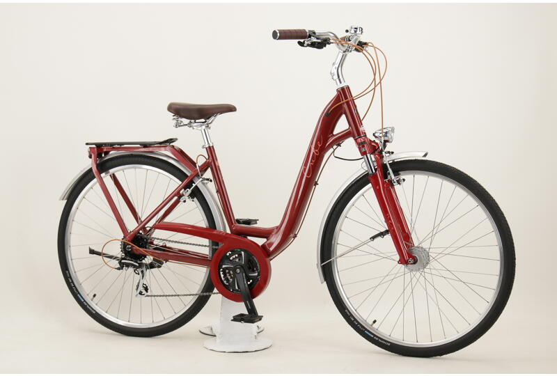 Cube Ella Ride 28 Zoll Retrorad 24-Gang Kettenschaltung rot Rahmenhöhe: 45 cm