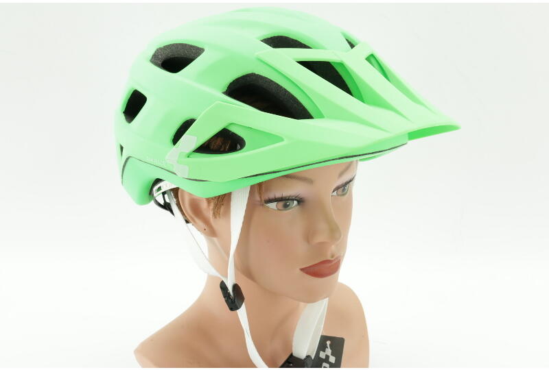 Cube AM Race Helm, grün/weiß Größe: L