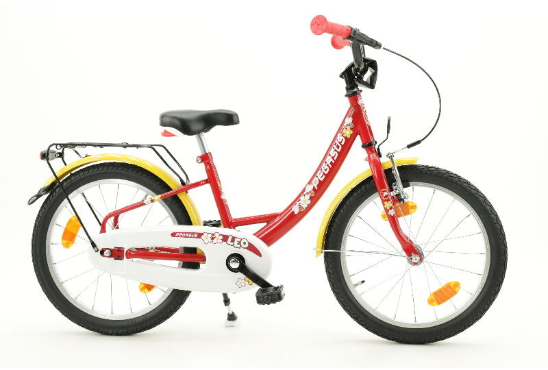 Pegasus Leo Kids 18 Zoll Mädchenrad mti Rücktrittbremse rot Rahmenhöhe: 28 cm