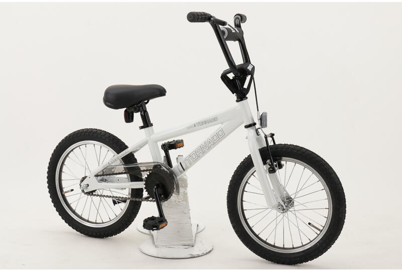 Tornado Tornado 16" Kinder BMX-Rad mit Rücktrittbremsnabe, VR-V-Brake 16 Zoll 1 Gang Rücktrittnabe weiß Rahmenhöhe: 21 cm