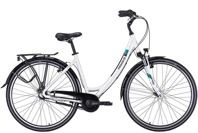 Pegasus Piazza 7 28 Zoll Trekkingrad 7-Gang Rücktrittbremsnabe weiß Rahmenhöhe: 50 cm