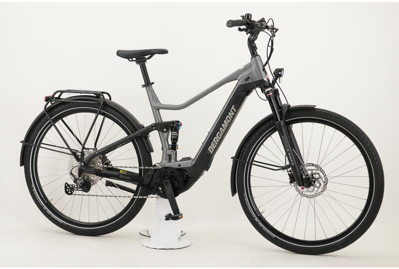 Bergamont E-Horizon FS Expert Allterrain E-Bike 11-Gang Deore, 85Nm, 625Wh 17,4 Ah 11 Gang Kettenschaltung grau Bosch Rahmenhöhe: 54 cm