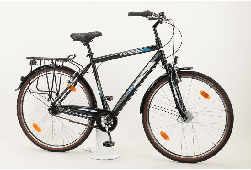 Ragos Hyde Park  28 Zoll Herrenrad 7-Gang Nabenschaltung mit Rücktrittbremse schwarz Rahmenhöhe: 55 cm