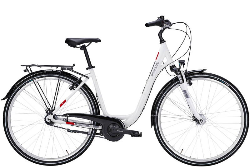 Pegasus Avanti 7 26 Zoll Trekkingrad 7-Gang Rücktrittbremsnabe weiß Rahmenhöhe: 50 cm