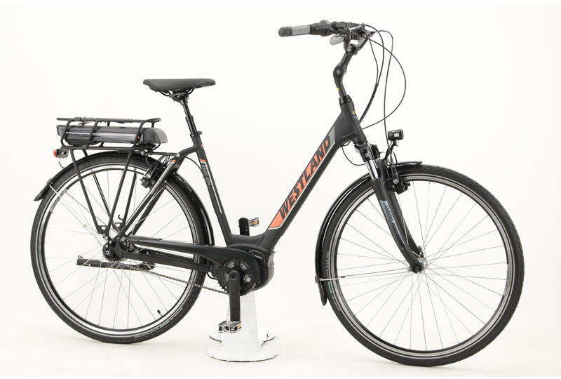 Westland Basic E7N 28 Zoll E-Bike 7-Gang Rücktrittbremsnabe 300Wh 8,2Ah Akku schwarz Bosch Rahmenhöhe: 53 cm