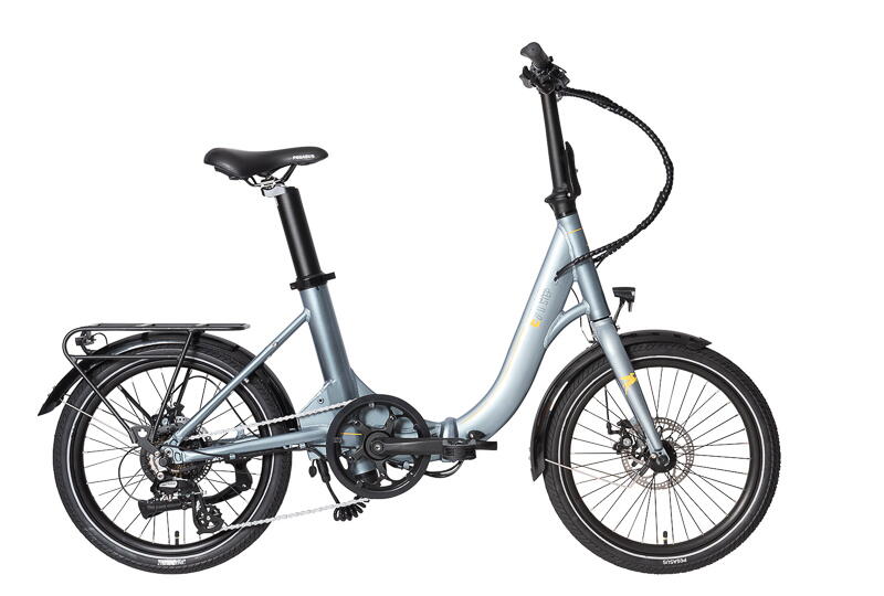 Pegasus E7T ES Easy Step Falt-E-Bike, 7-Gang Kettenschaltung, Hinterradnabenmotor, 375Wh 10,5 Ah erwachsenenfahrrad Kettenschaltung, 7 Gang blau eZeebike Rahmenhöhe: 40 cm