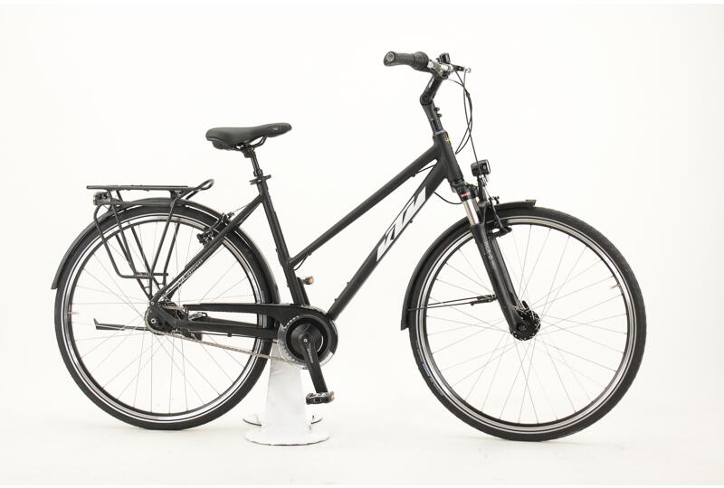 KTM Veneto 8 Light 28 Zoll Trapez Trekking Rad 8-Gang Rücktrittbremsnabe schwarz Rahmenhöhe: 56 cm