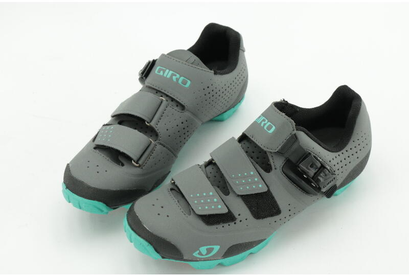 Giro Manta MTB-Schuh, grau/türkies Größe: Gr. 37